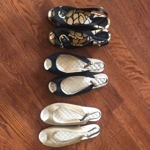 3 Pair of cute slip on Shoes.